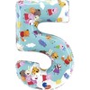 Peppa Pig mėlynas folijos balionas numeris 5 66 cm