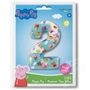 Peppa Pig mėlynas skaičius 2 folijos balionas 66 cm