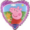 Peppa Pig meškiukas folijos balionas 46 cm