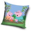 Peppa Pig Mud aksominis pagalvėlės užvalkalas, 40x40 cm