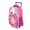 Peppa Pig Party vaikiška kuprinė su ratukais, krepšys 36 cm