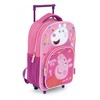 Peppa Pig Party vaikiška kuprinė su ratukais, krepšys 36 cm