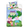 Peppa Pig pasakotojo patalynės komplektas 140√π200cm, 70√π90cm