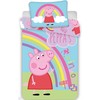 Patalynė bawełniana 100x135 Świnka Peppa 7506