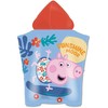 Peppa Pig riedlentės paplūdimio rankšluostis pončas 55x110cm (greitai džiūstantis)