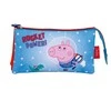 Peppa Pig Rocket 3 skyrių pieštukų dėklas 21 cm