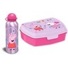 Astley Baker Davies „Peppa“ kiaulės aliuminio butelis 500 ml + priešpiečių dėžutė