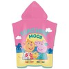 Peppa Pig Sunshine paplūdimio rankšluostis pončas 55x110cm (greitai džiūstantis)