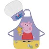 Peppa Pig Teddy vaikiška prijuostė, dviejų dalių rinkinys