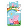 Patalynės komplektas Patalynė bawełniana 100x135 Świnka Peppa Pig 8228 do łóżeczka dziecięca poszewka 40x60 JF 02