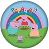 Peppa Pig vaivorykštės formos dekoratyvinė pagalvėlė, 40 cm, aksominė