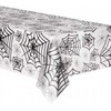 Permatoma plastikinė staltiesė su voratinkliu „Halloween Web“ 274 x 139 cm