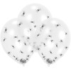 AMSCAN Balionai lateksiniai Clear Spider Filled 27,5 cm 6 vnt.