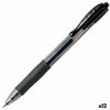 Pilot Pen Gelio rašiklis Pilot G-2 07 Juoda Kamuolys 0,4 mm (12 vnt.)