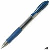 Pilot Pen Gelio rašiklis Pilot G-2 07 Mėlyna Kamuolys 0,4 mm (12 vnt.)