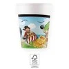Piratų salos popieriniai puodeliai, 8 vnt., 200 ml, FSC