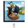 Piratų salos servetėlės, 20 vnt., 33x33 cm, FSC