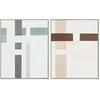Plakatas Paveikslas Home ESPRIT Abstraktus Miesto 82,2 x 4,5 x 102 cm (2 vnt.)