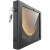 Laikiklis Compulocks Compulocks Galaxy Tab S9+/S9FE+ 12.4" Apex Secured Enclosure Wall Mount - Dėklas - Nešiojamas, su atvira priekine/galine kamera ir jutikliais - Planšetei - Rakinamas - Metalinis rėmas - Juodas - Ekrano dydis: 27.9 cm (12.4") - Ant grindų