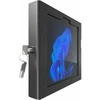 Laikiklis „Compulocks Surface GO 1-4 Gen Apex Secured Enclosure“ – dėklas – atvira priekinė/galinė kamera ir jutikliai – planšetiniam kompiuteriui – apsaugotas – užrakinamas – metalinis rėmas – juodas – skirtas „Microsoft Surface Go“, „Go 2“, „Go 3“, „Go 4“ verslui
