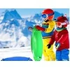 Plastikinės rogutės 62 cm