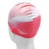 Speedo vaikiškas silikoninis dangtelis Speedo MULTI COLOR SILC CAP JU austrė/balta/ skaistalai