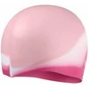 Speedo vaikiškas silikoninis dangtelis Speedo MULTI COLOR SILC CAP JU austrė/balta/ skaistalai