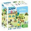 Playmobil Rinkinys su jaunesniais figūrėlėmis 71656 Farm Adventure su traktoriumi, priekaba ir gyvūnais