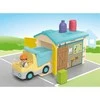 Playmobil Rinkinys su figurką Junior 71686 Sunkvežimis su garażem su funkcija sortera