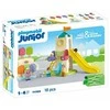 Playmobil Rinkinys su figurkami Junior 71703 Muzikinis centras przygód i budka su lodami Playmobil
