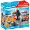Playmobil – ugniagesys su Vanduo siurbliu (71826)