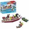 PLAYMOBIL ACTION HEROES Ugniagesių laivas su vandens motociklu 71464