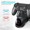 Įkrovimo stotelė PS4 valdikliams, 2 lizdai, LCD ekranas