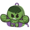 Pliušinė kuprinė „Avengers Hulk“, krepšys 22 cm