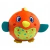Pliušinis „Peachy Bird“ kamuoliukas, barškutis kūdikiams „Clementoni“