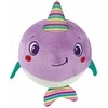 Pliušinis „Whimsy Narwhal“ kamuoliukas, barškutis kūdikiams „Clementoni“