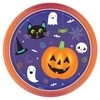 Popierinės lėkštės „Halloween Friends“ 8 vnt., 23 cm