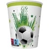 Popieriniai puodeliai „Futbolas su žvaigždėmis“, 8 vnt., 250 ml
