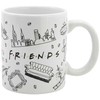 Porcelianinis puodelis „Friends NYC“, 325 ml, dovanų dėžutėje