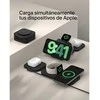 Įkroviklis Belkin Podróżna magnetyczna podkładka ładująca 3w1 15W, juoda