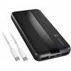 NATEC TREVI SLIM Q V2 ličio polimerų (LiPo) 10000 mAh Juodas