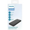 „Philips“ nešiojamoji baterija 10.000 mAh, 2xUSB, 5V, 2.1A, juoda