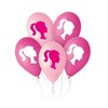 Princesės „Mano rožinis pasaulis“ – princesės kuodelio formos balionai, 5 vnt. 12 colių (30 cm)