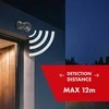 Judesio Detektorius - Maclean MCE358 GR Infraraudonųjų Spindulių PIR 12m IP44 Pilkas
