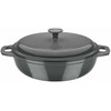 Solid cast iron casserole dish - GSW - GRAY SHADOW - 30 cm - Round - Induction - Gray