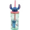 Puodelis su šiaudeliais,Stitch, 360 ml