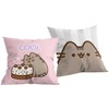 Poduszka dziecięca 40x40 Pusheen Kot rožinė pilka tort H1