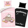 „Pusheen Sweet Shop“ tamsoje šviečiantis patalynės komplektas 140–200 cm, 70 x 90 cm