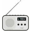 Adler | Digital radio PLL AM/FM | AD 1907 | Alarm function | Baltas/Juodas