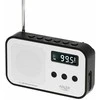 Adler | Digital radio PLL AM/FM | AD 1907 | Alarm function | Baltas/Juodas